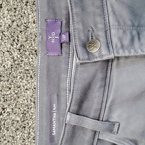 NYDJ Womens Samantha Slim Jeans plus petite sz 14P - Picture 3 of 10